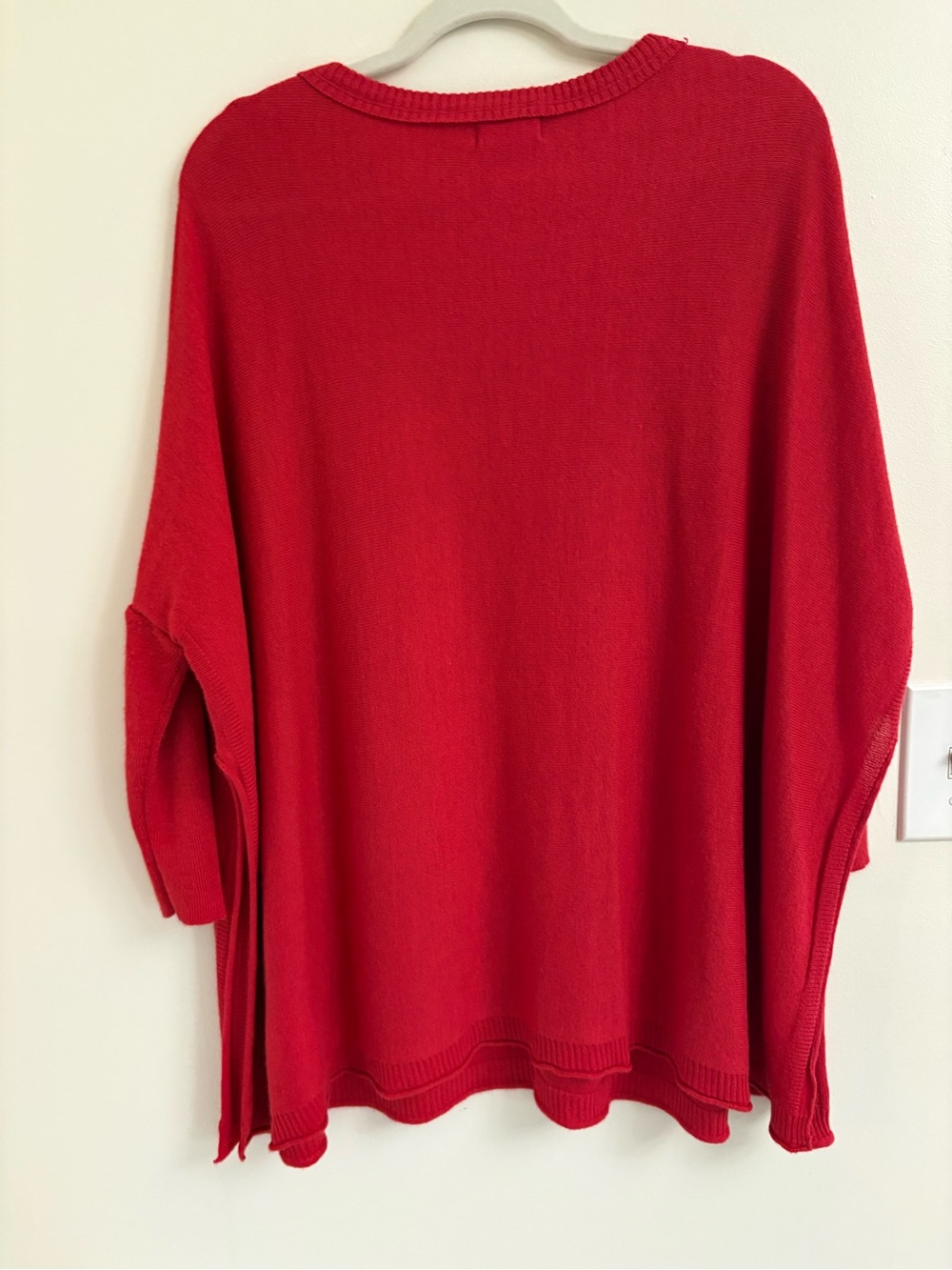 MERSEA Catalina Travel Sweater Scarlet Red Oversized One Size travel coastal lux - Picture 7 of 12